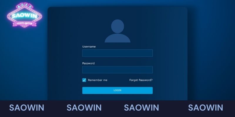 Điền thông tin đăng nhập Saowin